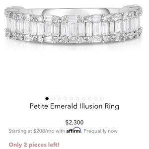 Ring Concierge Petite Emerald Illusion Band